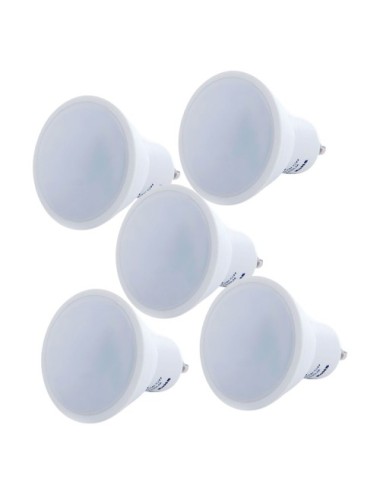 Pack 10 Bombillas LED GU10 6W 3000ºK con Envío Gratis.