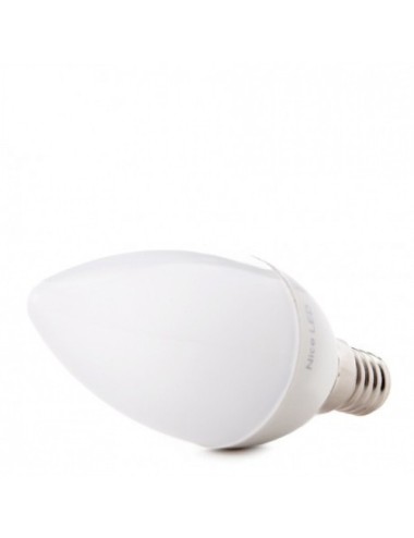 Pack 10 Bombillas LED E14 5W Tipo Vela 3000ºK con Envío Gratis.