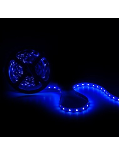 Tira de 300 LEDs 72W SMD5050 12VDC IP33 Multicolor RGB Transformador/Controlador x5M y Envío Gratis.