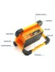 Foco Proyector LED Solar 30w PowerBank Portátil con Batería, Recargable, Luz para trabajo, Recargable USB o Solar, Envío Gratis.