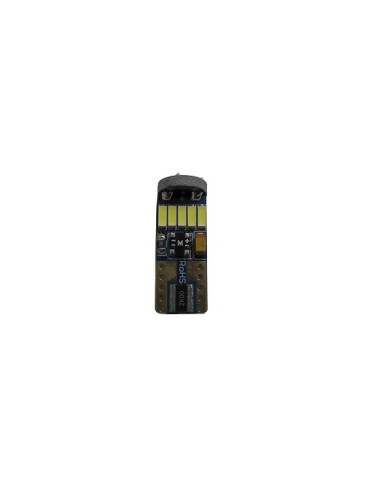 Pack 2 Bombillas LED W5W T10 Canbus Blanco 15 SMD 6000K para Matrícula, Posición e Interior Coche
