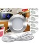 Pack 4 Placas Led a 12v 3w 4000k empotrar Con Envío Gratis, para Caravana, Camper, Autocaravana o instalaciones a 12v