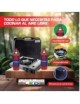 Cocina de Gas Portatil Modelo Dual 1 Fuego + 2 cartuchos de gas + Maletin+ Envío Gratis, con Adaptador de Botella Externa