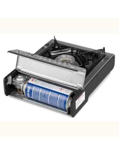 Cocina Hornillo portátil +4 Cartuchos de gas + Maletín y Envío Gratis.