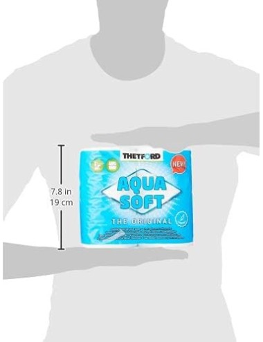 3 x Thetford Aqua Sofollos para potty y envio gratis - Papel higiénico 12 r