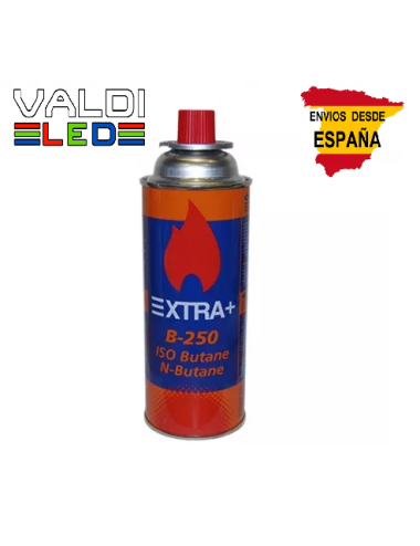 Pack de 4 Bombonas Gas de 227Gr Con Envío Gratis, Extra+.