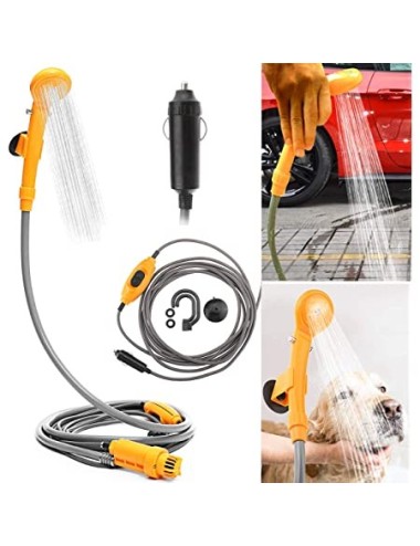 Ducha 12v portátil con Bomba de Agua Con Envío Gratis para Camper Caravana autocaravana Camping.