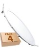 Pack 4 Placas LED 18W 1409Lm 6000ºK Circular para empotrar de 225mm con Envío Gratis.